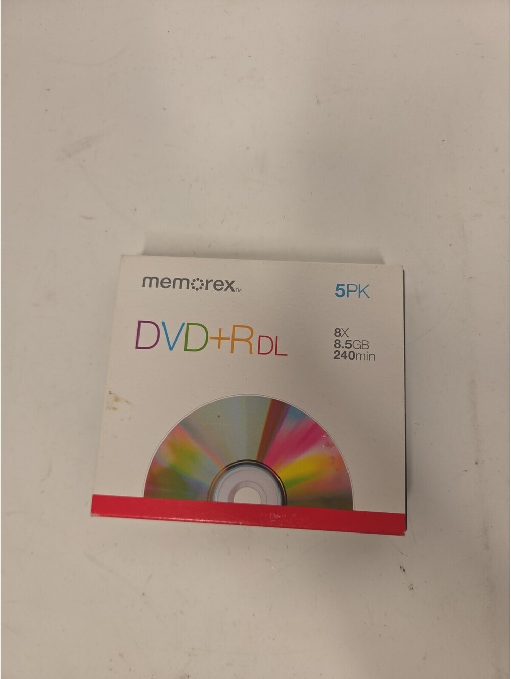 Memorex Double Layer DVD+RDL 5 Pack 8 X 8.5 GB 240 Minutes NEW SEALED